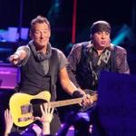 Bruce Springsteen (left) and Steven Van Zandt performed in concert with the E Street Band last week.