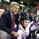 Bobby Orr (left) during the CHL/NHL Top Prospects Game in January.