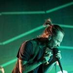 Thom Yorke and his band Radiohead performing in 2013. 