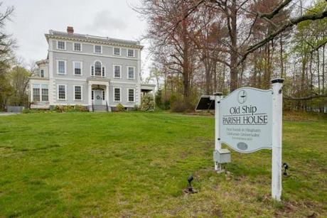 Old Ship Church in Hingham is selling its parish house across the street.
