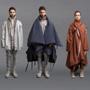 Angela Luna?s collection includes jackets that have multiple uses for refugees; they can perform double-duty as tents, sleeping bags, and baby harnesses. 