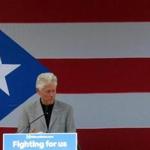 Former President Clinton stumped for his wife in Puerto Rico earlier this month.