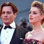 Johnny Depp with Amber Heard at the Venice International Film Festival.