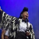 Janelle Monáe performs at Boston Calling.