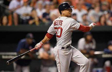 Betts went deep again in the seventh inning.
