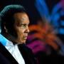 FILE - JUNE 2, 2016: It was reported that boxing legend Muhammad Ali has been admitted to the hospital with a respiratory condition and is in fair condition June 2, 2016. NEW YORK - NOVEMBER 13: (EXCLUSIVE ACCESS - PREMIUM RATES APPLY) Muhammad Ali onstage during the Michael J. Fox Foundation's 2010 Benefit 