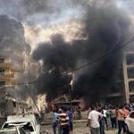 The car bombing killed four people and destroyed the facade of the police building in Midyat, in Mardin province.