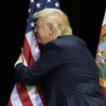 The electoral map does not favor a candidate like Donald Trump, who hugged a flag in Tampa on Saturday. 