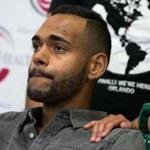 Angel Colon, who survived the Orlando shooting, spoke at a news conference Tuesday.