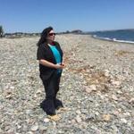 26zorosenberg- Cheryl Tobey at Winthrop Beach. (Steven Rosenberg/Globe Staff)
