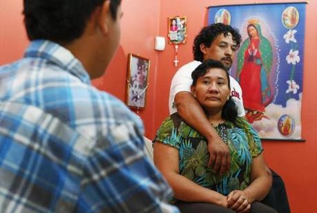 Carlos Ramos and Francisca Alvarado, who are immigrants from El Salvador, have permission to stay in the United States.
