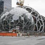 The three spheres will act as high-tech greenhouses, the kind of flashy architecture that Amazon shunned for the first 22 years of its life.