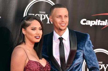 Stephen (right) and Ayesha Curry arrived at last week?s ESPYS.
