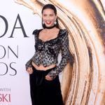 Model Adriana Lima attending the 2016 CFDA Fashion Awards in New York City.