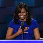 On Monday, Michelle Obama managed to be both political and apolitical, never mentioning Donald Trump by name. 