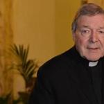 (FILES) This file photo taken on March 3, 2016 shows Vatican finance chief Cardinal George Pell speaking to the media at the Quirinale hotel in Rome at the end of evidence via video-link to Australia's Royal Commission into Institutional Responses to Child Sexual Abuse in Sydney for a second of three days. Australian police said on July 28, 2016 they are investigating child abuse complaints against Vatican finance chief George Pell with a decision on whether to press charges yet to be made. / AFP PHOTO / ANDREAS SOLAROANDREAS SOLARO/AFP/Getty Images
