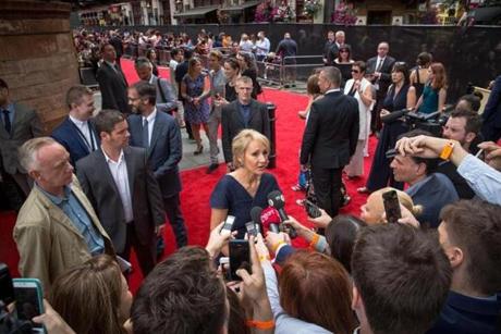J. K. Rowling at the the press preview of 