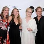 From left: Melissa McLeod, Miranda Shea, Meryl Streep, and John Shea.