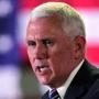 Republican vice presidential candidate Mike Pence, spoke in Indianapolis on Friday.