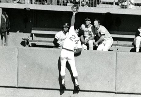 Dwight Evans in 1974, his second full season with the Red Sox.
