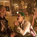 (L-R) Common as Monster T, Jared Leto as The Joker, and MargoT Robbie as Harley Quinn.