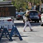 BOSTON, MA - 8/05/2016: Newbury street will close to traffic on Sunday in part as a summer treat, in part to test whether such a policy could work, long term (David L Ryan/Globe Staff Photo) SECTION: BUSINESS TOPIC 06newburystreet