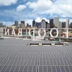 ?Our goal is to have a national leading solar player that?s based here in Boston,? said Nexamp chief executive Zaid Ashai. Above, a Nexamp solar installation atop the Greater Boston Food Bank. 