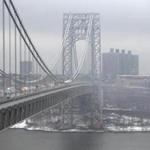 Traffic moved over the Hudson River and across the George Washington Bridge between New York City and Fort Lee, N.J.