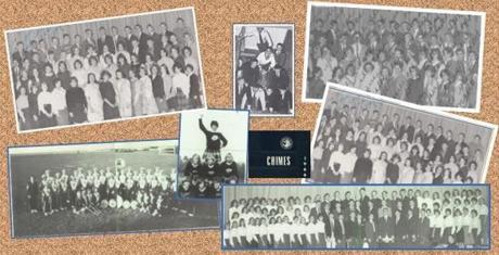 Assorted photos of the Class of 1966 during their time at Scituate High School.
