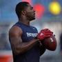 Foxborough, MA - 8/11/2016 - (New England Patriots cornerback Malcolm Butler warms up before tonight's game. The New England Patriots take on the New Orleans Saints in a pre-season exhibition game at Gillette stadium in Foxborough. - (Barry Chin/Globe Staff), Section: Sports, Reporter: Ben Volin, Topic: 12Patriots-Saints, LOID: 8.2.3923470448.