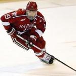 Hobey Baker Award winner Jimmy Vesey became a free agent at midnight.