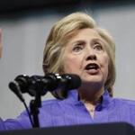 Democratic presidential candidate Hillary Clinton spoke in Scranton, Pa., last week.