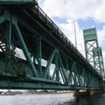 The Sarah Mildred Long Bridge has been in the upright position since 1 a.m. Monday.