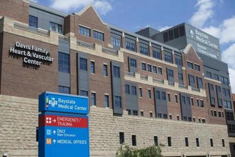 Problems detected in the dialysis unit at Baystate Medical Center in Springfield accounted for a large chunk of the increase in errors reported by the state?s full-service hospitals.
