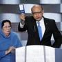 Khizr Khan, father of fallen US Army Capt. Humayun S. M. Khan spoke at the Democratic National Convention last month as his wife looked on. 