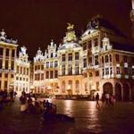 Top: Outside the majestic Grand-Place in Brussels.