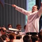 Andris Nelsons leading the BSO at Tanglewood earlier this month.