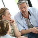 Parents having a talk with teenage boy; Shutterstock ID 267540992; PO: living 8/1