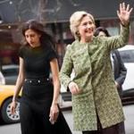 Longtime Hillary Clinton aide Huma Abedin (left) has won plaudits for her campaign instincts, her deep-rooted loyalty, and her glamorous style.
