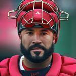 08/31/16: Boston, MA: Red Sox catcher Sandy Leon is pictured. The Boston Red Sox hosted the Tampa Bay Rays in a regular season MLB baseball game at Fenway Park. (Globe Staff Photo/Jim Davis) section: sports topic: Red Sox 