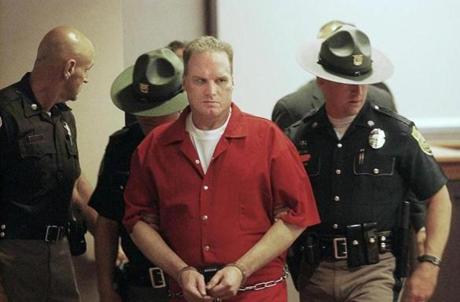 Gary Sampson was escorted into court in Nashua, N.H., in 2004. 
