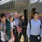 BOSTON, MA - 6/10/2016: Passengers board the Keolis-run MBTA commuter train to Framingham at South Station on Friday, June 10, 2016. Keolis is under pressure to reduce delays and crowding on its trains after poor performance last winter. (Timothy Tai for The Boston Globe)