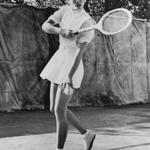 The Hepburn family beach house in Fenwick had courts where the actress learned to play tennis.