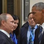 Russian President Vladimir Putin and President Obama spoke Monday on the sidelines of the G-20 summit Hangzhou, China. Putin has previously denied Russian involvement in hacking US networks.