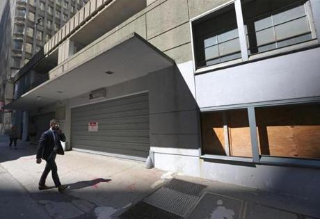 The city-owned Winthrop Square Garage in downtown Boston has long been condemned and shuttered.
