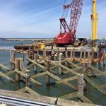 The 18,360-square-foot T Wharf in Plymouth is being built on the site of the former antiquated pier, next to the Town Wharf and behind Wood?s Seafood.