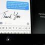 With iOS 10, users can send animated doodles and handwritten notes, though recipients without compatible phones will see a static image. 