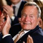 A spokesman for former President George H.W. Bush wouldn?t confirm nor deny a report that Bush said he would vote for Hillary Clinton.