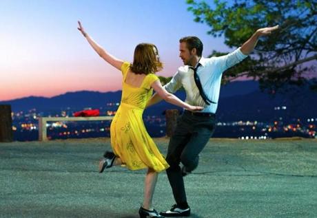 Emma Stone and Ryan Gosling in ?La La Land.?
