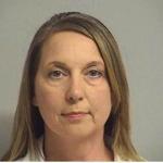 This photo provided by Tulsa County Inmate Information Center shows Betty Shelby. Tulsa County jail records show that Shelby turned herself in early Friday, Sept. 23, 2016, hours after prosecutors charged her with first-degree manslaughter in the death of Terence Crutcher. (Tulsa County Inmate Information Center via AP)